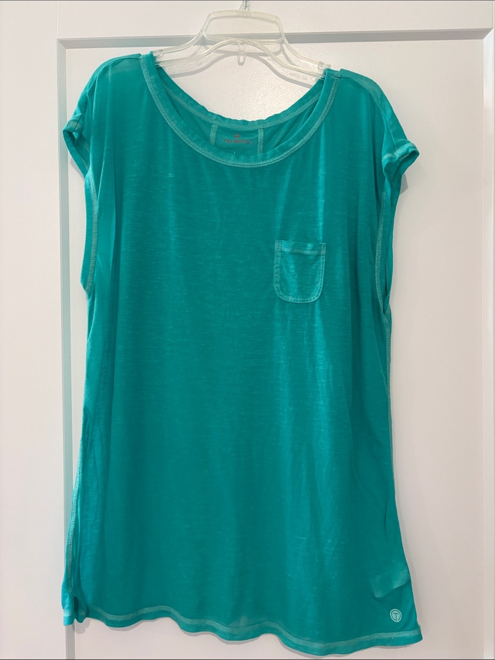 Talbots Short Sleeve Pocket Tee